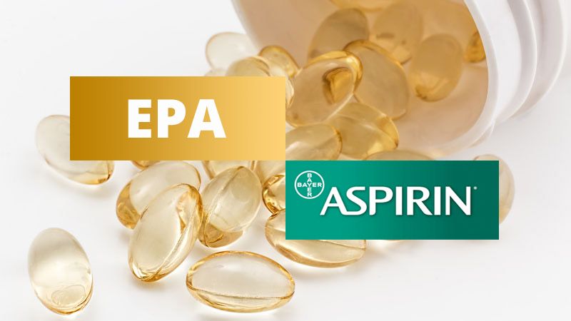 EPA oraz Aspiryna - ilustracja poglądowa