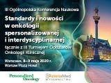 baner konferencji „Standardy i nowości w onkologii spersonalizowanej i interdyscyplinarnej”