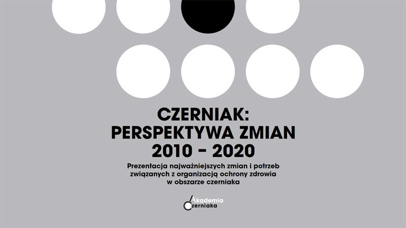 Okładka Białej Księgi „Czerniak: perspektywa zmian 2010-2020”