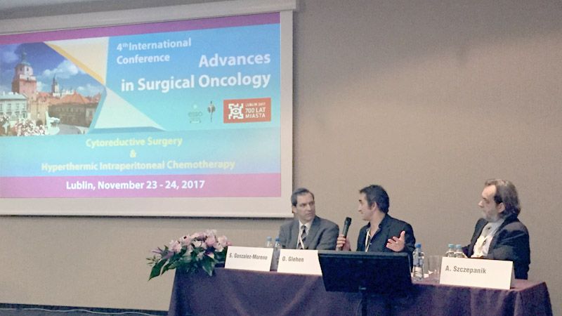 konferencja Advances in Surgical Oncology: HIPEC and cytoreductive surgery w Lublinie, listopad 2017