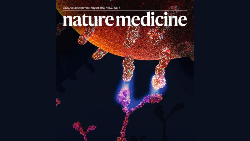 Nature Medicine – okładka wydania sierpień 2021